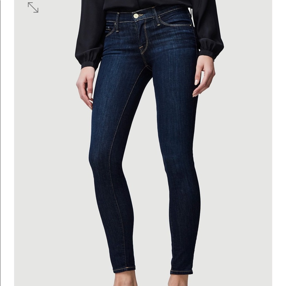 Frame, Le skinny de jeanne, unfinished hem size 28!